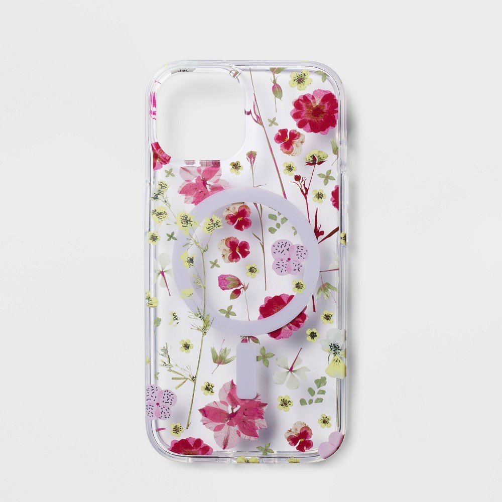 apple iphone16e/iphone 15/iphone 14/iphone 13 case with magsafe - heyday™ multicolor floral