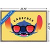 Trends International Disney Lilo and Stitch - Carefree Framed Wall Poster Prints - 3 of 4