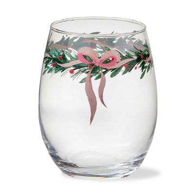tag Very Merry Stemless Wine Glass