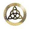 Slickblue Celtic 12" Metal Wall Decor Set – Irish Symbols, 2 Different Collection & Finish, Gift for Home or Celebration - 2 of 4