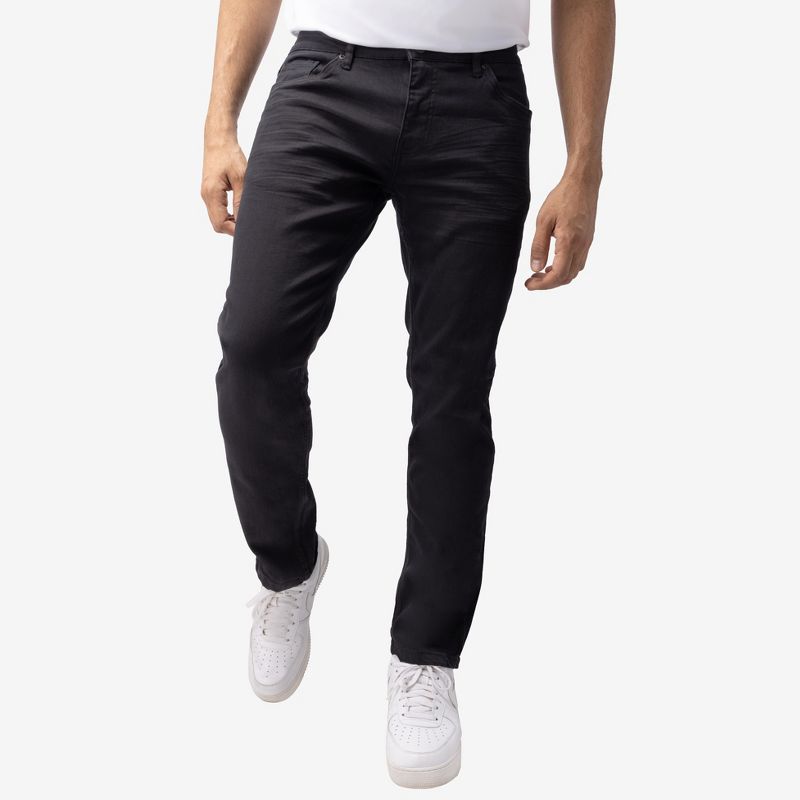 CULTURA Men's Modern Fit Clean Denim Jeans, 4 of 6