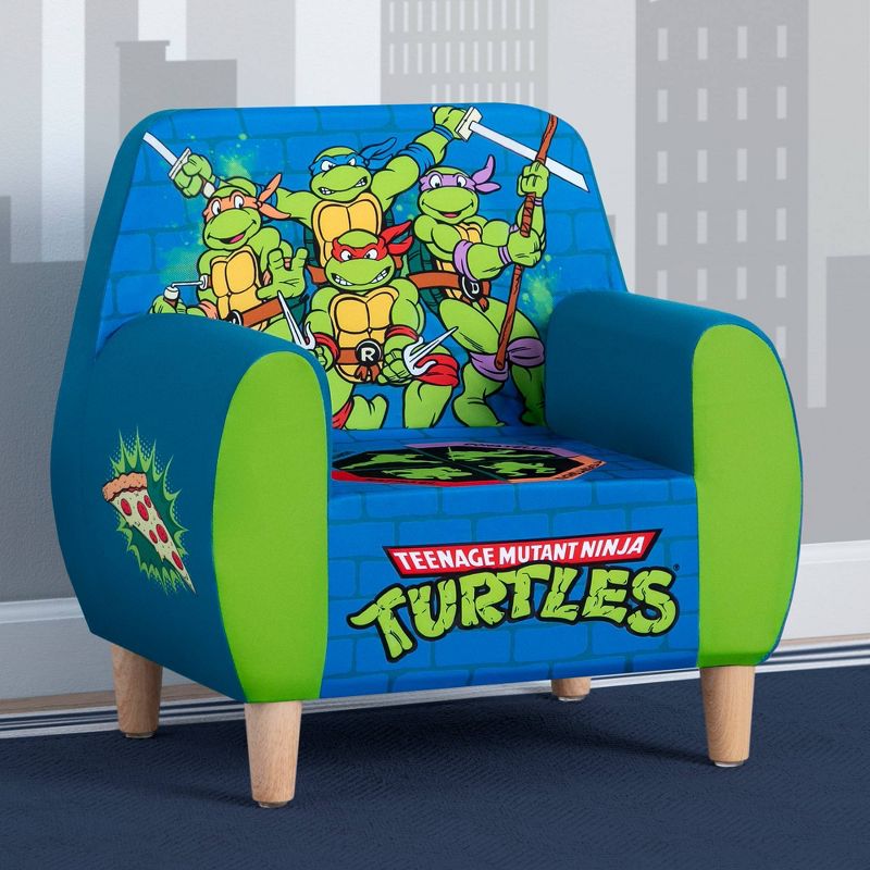 Delta Children Kids&#39; Teenage Mutant Ninja Turtles Foam Chair, 3 of 12