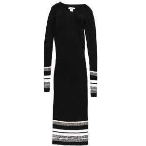 bar III Womens Ribbed-Knit Midi Sweater Dress - 1 of 2
