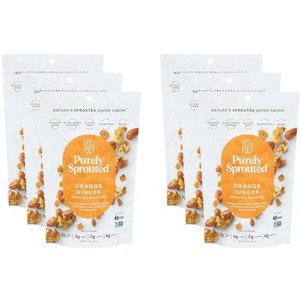 Purely Sprouted Orange Ginger Snack Mix - Case of 6 - 4 oz - 1 of 2