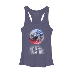Women's Design By Humans Until The End Of The World By Expo Racerback Tank Top - 1 of 2