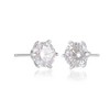 Ross-Simons 2.00 ct. t.w. Moissanite Stud Earrings in Sterling Silver - 3 of 4