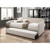 Twin Size Upholstered Daybed with Trundle for Bedroom - 4 of 4