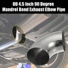 Unique Bargains 90 Degree Exhaust Elbow Pipe for Car Modified Exhaust System - 2 of 4