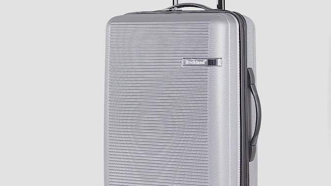 Rockland Skyline 3pc Hardside ABS Non-Expandable Luggage Set, 2 of 9, play video
