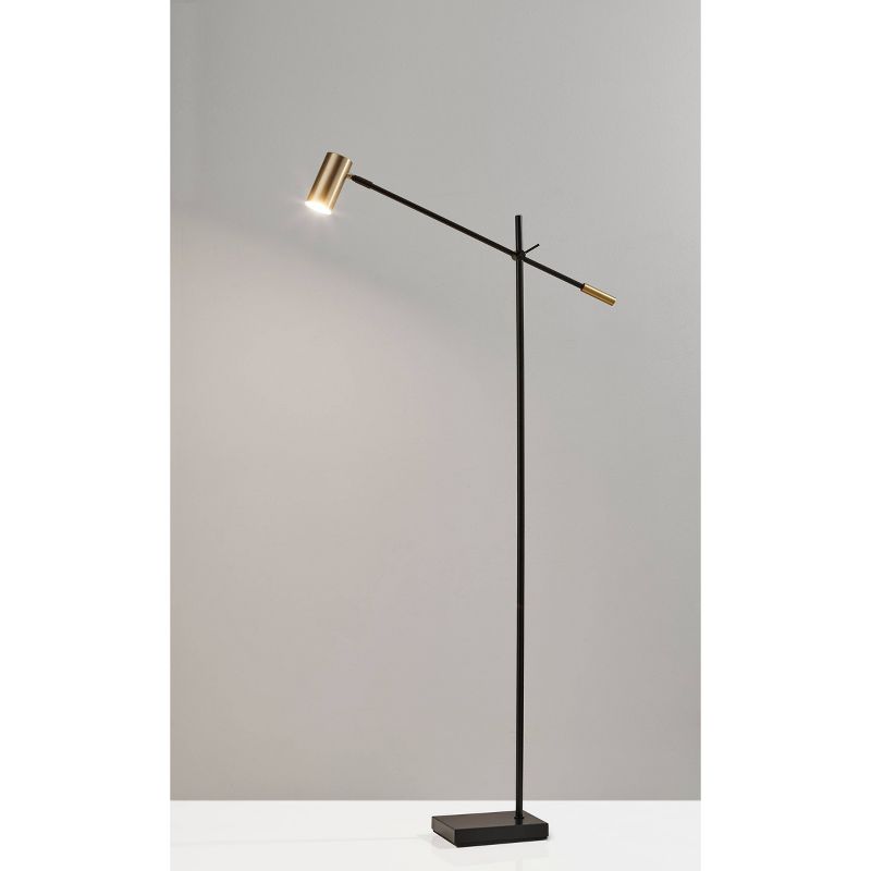 58&#34; x 63&#34; Collette Floor Lamp (Includes LED Light Bulb) Black - Adesso, 3 of 7