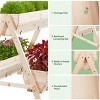 Yaheetech Wooden Raised Garden Bed for Flowers Vegetables Herbs, Wood - 4 of 4