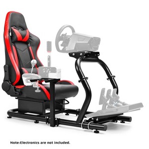 Dardoo 50MM Adjustable Racing Cockpit with Red Seat Fit for Logitech ...