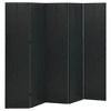 vidaXL Room Divider Freestanding Privacy Screen for Room Separation Steel - Black 78.7" x 70.9" - 2 of 4