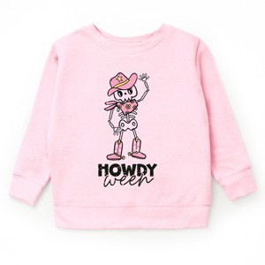 Howdyween Skeleton - Kids Toddler Sweatshirt and Kids Youth Sweatshirt - 1 of 3