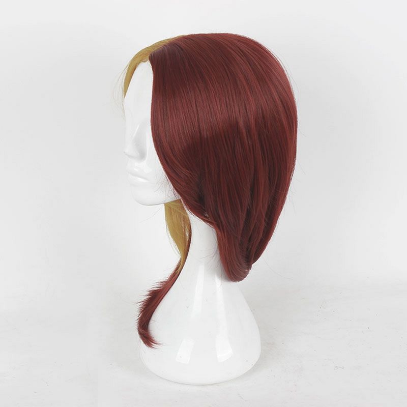 Unique Bargains Women's Wigs 18" Blonde Red with Wig Cap, 3 of 7