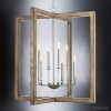 Urban Ambiance Luxury Modern Farmhouse Chandelier,  39"H x 36"W,  Galvanized Steel Finish, UHP2742 - 3 of 4