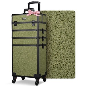 Byootique 4in1 Rolling Makeup Train Case Cosmetic Organizer Rococo - 1 of 4