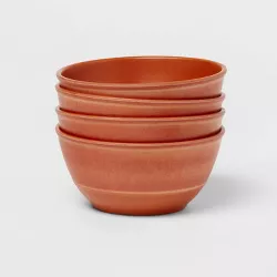 25oz 4pk Melamine Lancashire Cereal Bowls Pink - Threshold™