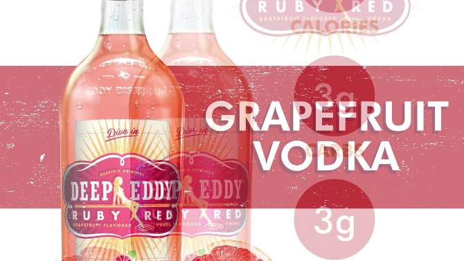 Deep Eddy Ruby Red Grapefruit Vodka - 1L Bottle, 2 of 12, play video