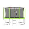 Whisen 14FT Recreational Trampoline with Safety Enclosure for Outdoor/Indoor Sports, 5 W-Legs - 4 of 4