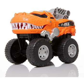 BUILD ME Powerful Chomper Monster Truck, Great Gift for Ages 3+, Orange
