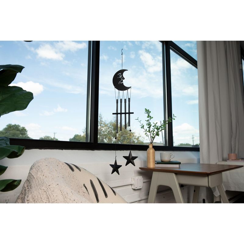 Dawhud Direct 24" H Moon and Stars Wind Chimes, 5 of 6