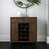 RealRooms Wexford Bar Cabinet, Walnut - 2 of 4