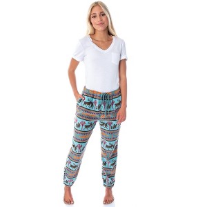 Seven Times Six Disney Frozen II Autumnal Fair Isle Fleece Joggers For Men and Women Multicoloured - 1 of 4