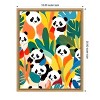 Amanti Art Pandas Tropical by Uma Gokhale Framed Canvas Wall Art - 3 of 4