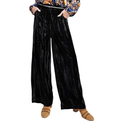 Women's Ice Velvet Wide Pants - Easel