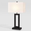 LamQee Touch Control Table Lamps Set of 2 Bedside Lamp with 2 USB Charging Ports 3-Way Dimmable Modern Nightstand Lamp - 3 of 4