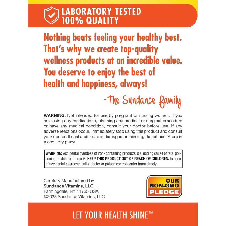 Sundance Vitamins ABC Complete Adult Multivitamin & Mineral, 60 Caplets, 4 of 4