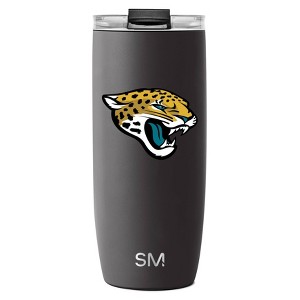 NFL Jacksonville Jaguars Simple Modern Stainless Steel Voyager Travel Mug- 20oz - 1 of 3
