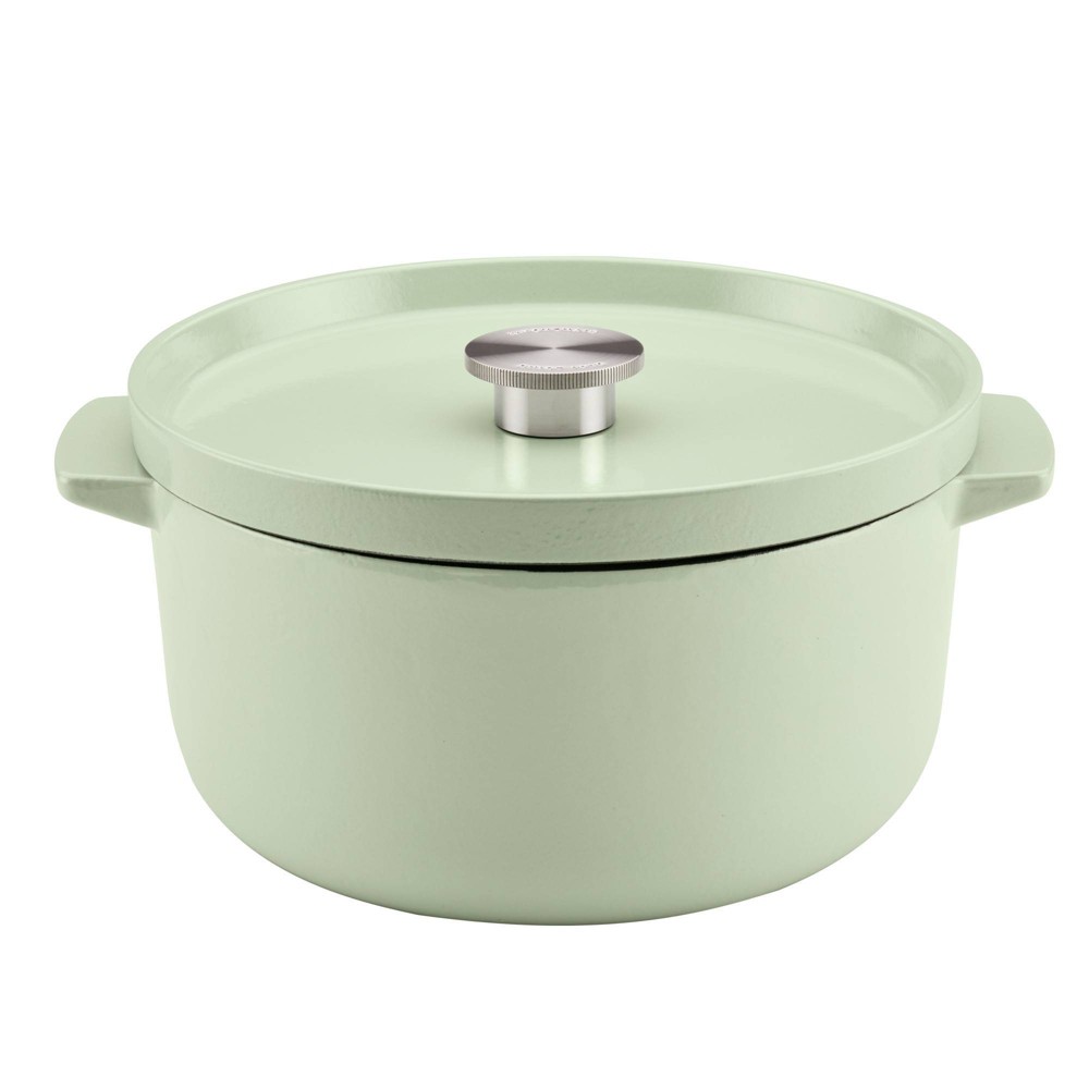 KitchenAid 6qt Enameled Cast Iron Induction Dutch Oven Pistachio