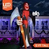 Joyfy 12FT Giant Halloween Inflatable Decoration, Scary Grim Reaper with Scythe for Halloween Indoor Outdoor Yard Lawn Garden Holiday Party Decoration - 3 of 4