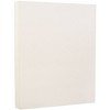 JAM Paper 8.5"x11" Strathmore Cardstock 88lb 50 Sheets Natural White Laid - 2 of 3