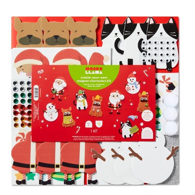 Mondo Llama - Brandclub - Christmas Craft Foam Platter Magnet Kit