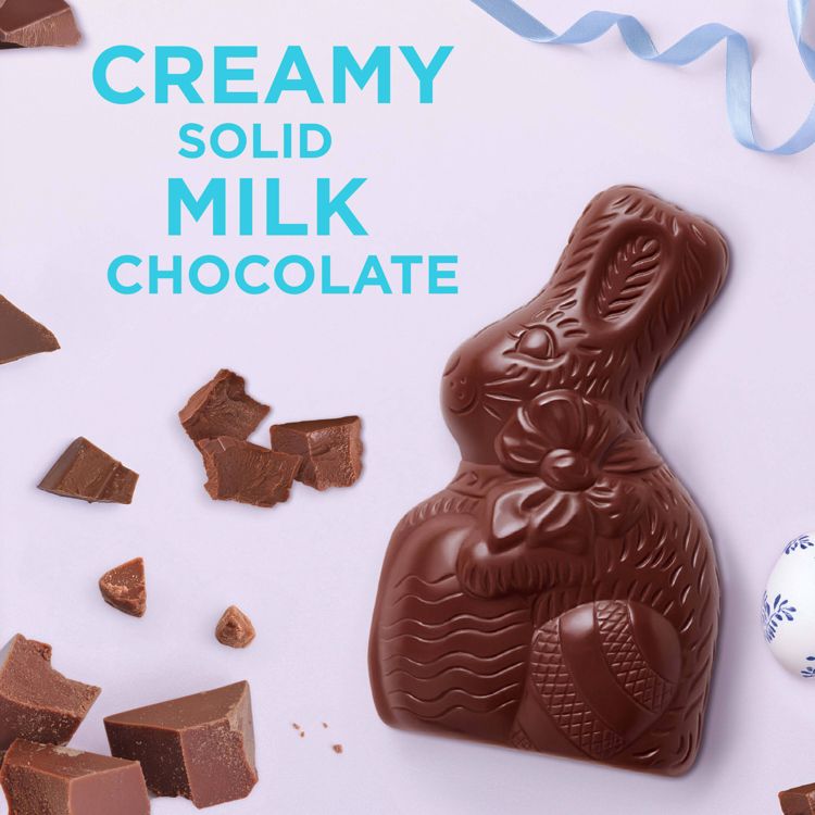 RUSSELL STOVER Easter Bunny Solid Milk Chocolate Candy Rabbit - 1.5oz ...