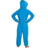 DC Comics Big Boys' Superhero Character Hooded Union Suit Footless Pajamas Costume - 3 of 3
