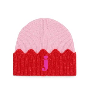 Personalization Mall Melody Scallop Embroidered Knit Beanie Hat - 1 of 1