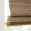Dsvimoy Curtain Panel Bamboo Light Filtering Roman Shade for Modern Living Spaces, Beige, 7.87"*7.78"*7.87" - 2 of 4