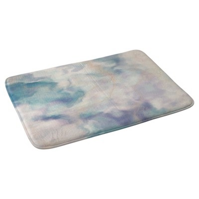 Geometric Bath Mat Blue - Deny Designs