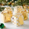 Juvale 36-Pack Mini Gold Gift Boxes - Tiny 2x2x2 Favor Boxes for Wedding, Birthday, Treats, with Tags and String (3 Patterns) - image 2 of 4