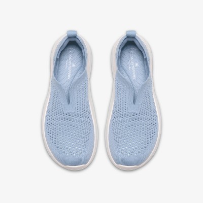 Обувь Clarks Cloudsteppers Womens Solevana Knit	Light Blue Shoes 8 Wide — фото 6