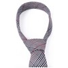 Men's Checkered 2.75 Inch Wide And 57 Inch Long 100% Cotton Neckties - 4 of 4