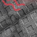 gray 12*24 240g waffle cut flowers + 200g flannel