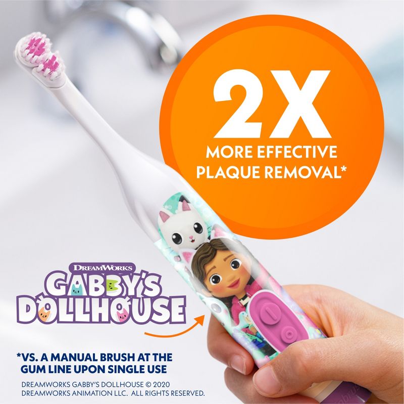 Spinbrush Kids&#39; Gabby&#39;s Dollhouse Electric Toothbrush, 5 of 11