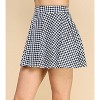 Women's Stretch Flared Skater Skirt - Basic Versatile Mini Style (XS-3XL Plus Size Available) Wb211_houndstooth - 3 of 4