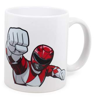 Surreal Entertainment Power Rangers Red Ranger Ceramic Mug Exclusive | Holds 11 Ounces