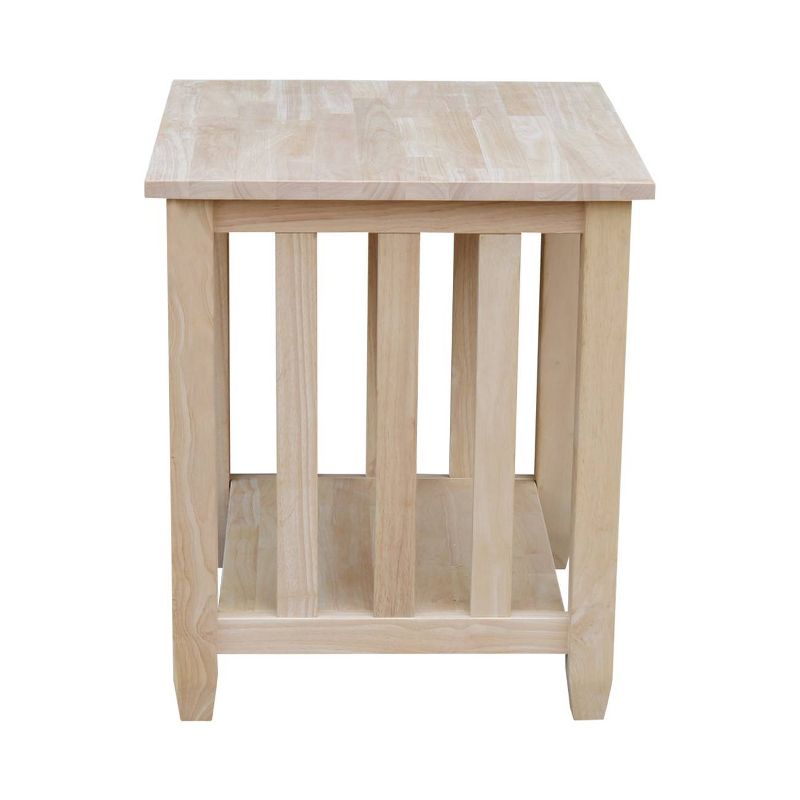 Mission Tall End Table - International Concepts, 4 of 8